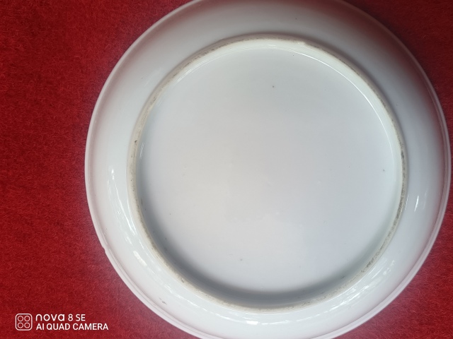 古玩陶瓷民國(guó)花鳥紋彩繪盤一對(duì)拍賣，當(dāng)前價(jià)格1000元