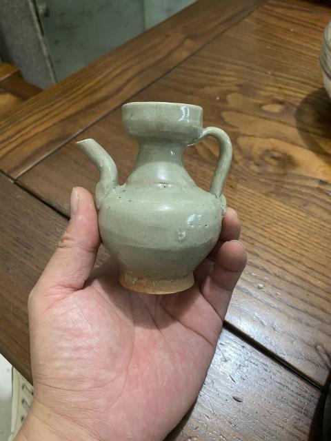 古玩陶瓷元末明初?影青執壺拍賣,當前價格2200元