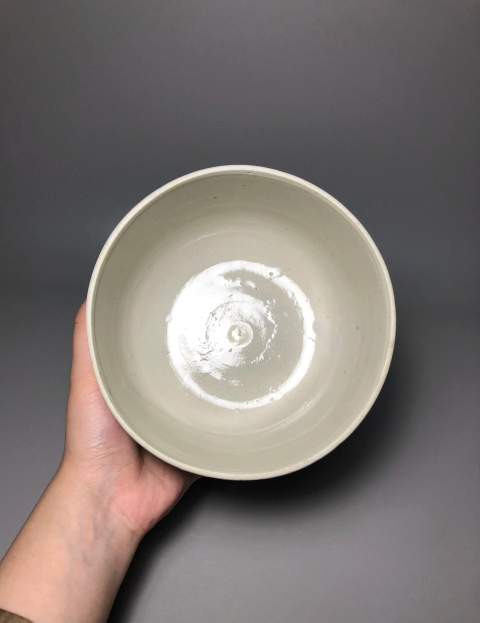 古玩陶瓷帶蓋少見(jiàn)青白釉大蓋缽拍賣，當(dāng)前價(jià)格1888元