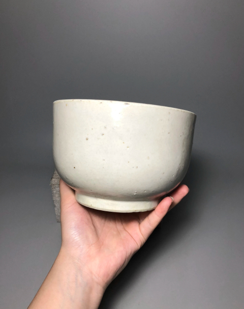 古玩陶瓷帶蓋少見(jiàn)青白釉大蓋缽拍賣，當(dāng)前價(jià)格1888元