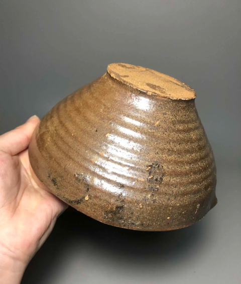 古玩陶瓷明末褐釉茶硯缽拍賣,當前價格0元
