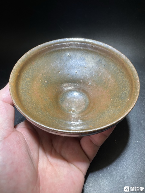古玩陶瓷褐釉盞拍賣,當前價格4400元