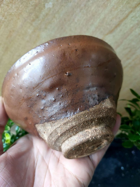 古玩陶瓷柿紅釉盞拍賣,當前價格4600元