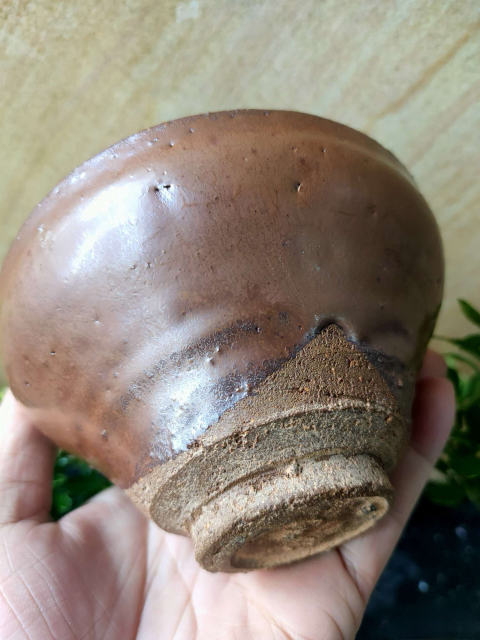古玩陶瓷柿紅釉盞拍賣,當前價格4600元