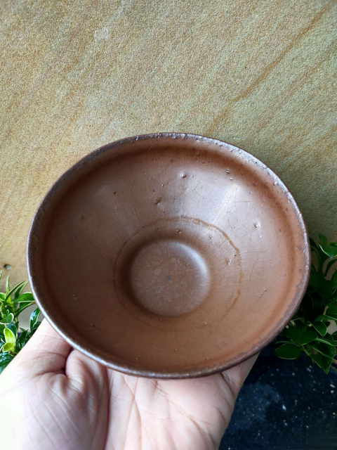 古玩陶瓷柿紅釉盞拍賣,當前價格4600元