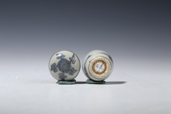 古玩陶瓷晚明·青花花卉紋蓋盒拍賣,當前價格1400元