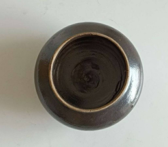 古玩陶瓷明代定窯褐釉文房水呈拍賣，當前價格750元