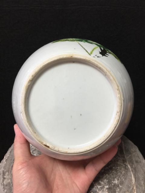 古玩陶瓷粉彩花鳥花卉紋冬瓜罐拍賣,當前價格1500元