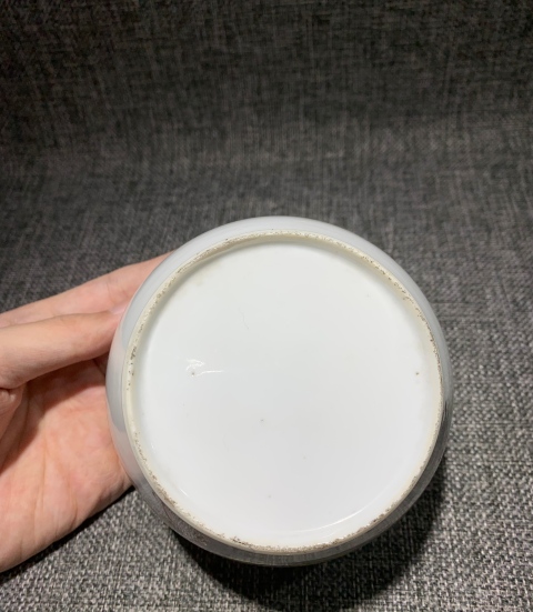 古玩陶瓷【望月樓】民國人物紋彩繪蓋缸拍賣,當前價格1000元