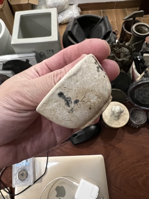 古玩陶瓷清代早期青花杯拍賣(mài),當(dāng)前價(jià)格199元