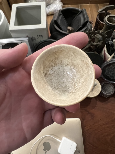 古玩陶瓷清代早期青花杯拍賣(mài),當(dāng)前價(jià)格199元