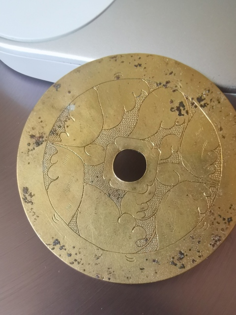古玩錢幣三元五子花錢拍賣，當前價格666元