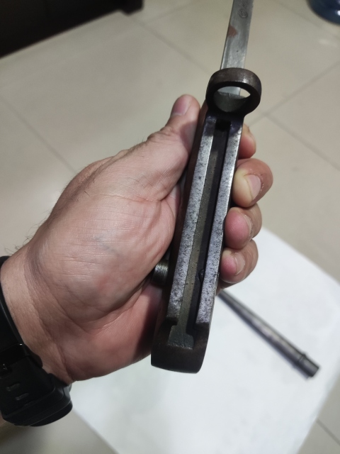 古玩雜項十九世紀晚期法國毛瑟槍T刃槍刺拍賣,當前價格8666元