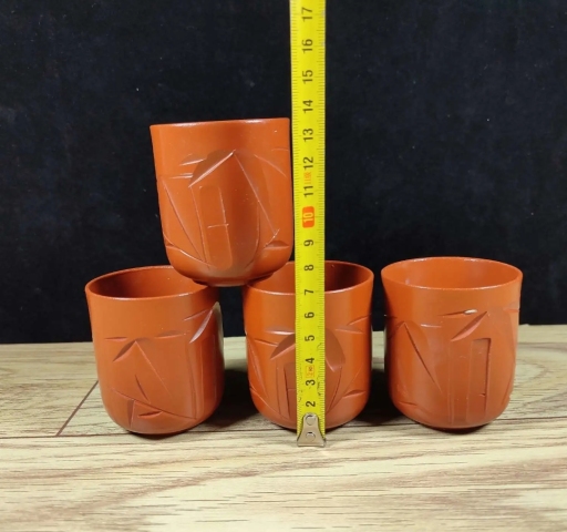 古玩陶瓷出口創(chuàng)匯期花卉紋杯一組拍賣,當(dāng)前價(jià)格260元