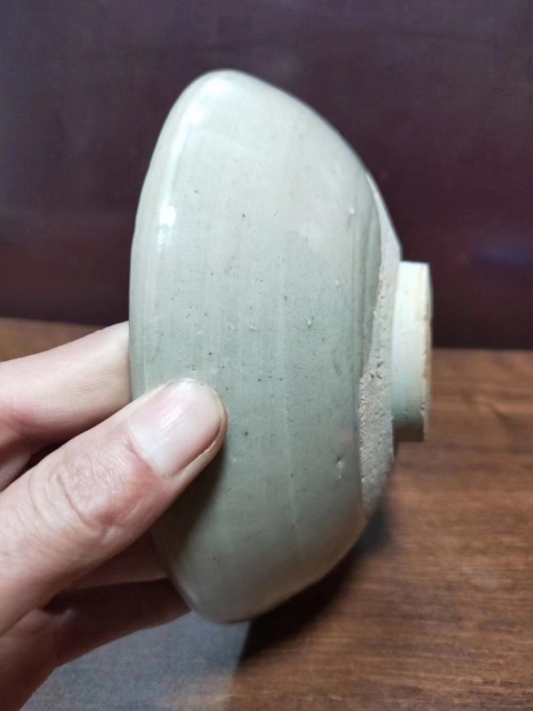 古玩陶瓷元代.卵白釉碗拍賣，當前價格2600元