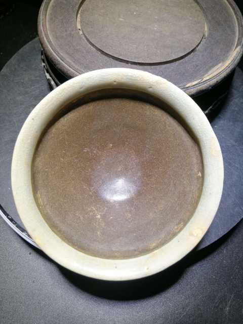古玩陶瓷吉州窯系白覆輪盞拍賣，當前價格6300元