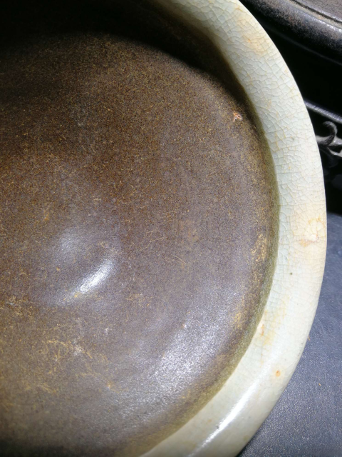 古玩陶瓷吉州窯系白覆輪盞拍賣，當前價格6300元