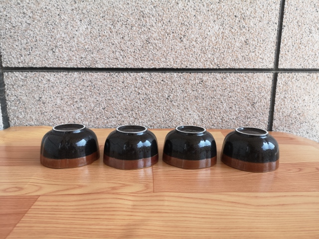 古玩陶瓷八十年代紫金釉黑釉杯拍賣，當前價格260元