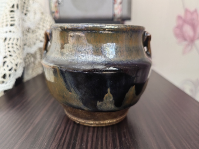 古玩陶瓷明或更早 黑釉雙系罐拍賣,當(dāng)前價(jià)格5000元