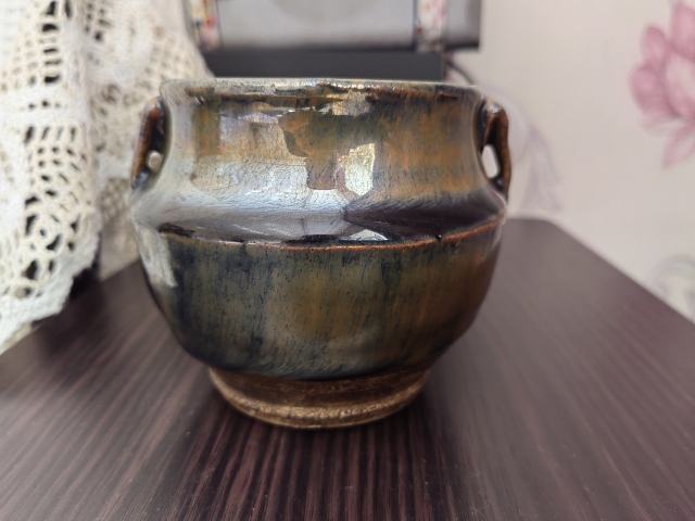 古玩陶瓷明或更早 黑釉雙系罐拍賣,當(dāng)前價(jià)格5000元