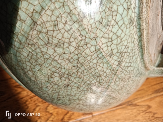 古玩陶瓷龍泉三足大號香爐拍賣,當前價格21000元