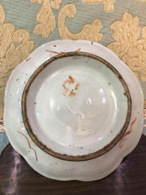 古玩陶瓷【晚清】粉彩花卉紋花口盤拍賣,當前價格2500元