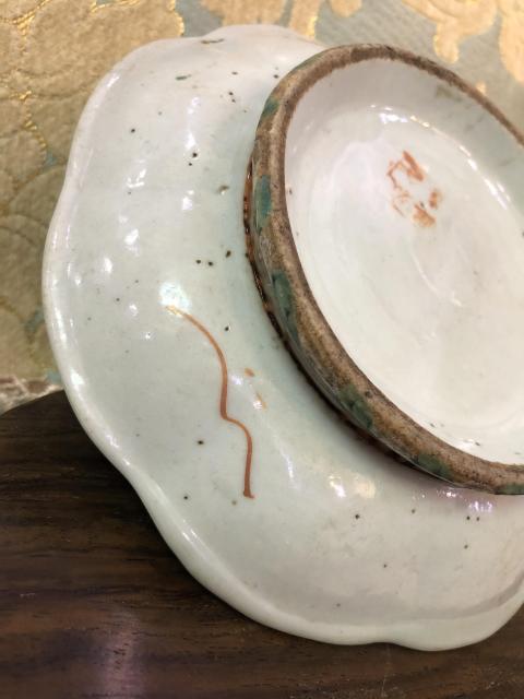 古玩陶瓷【晚清】粉彩花卉紋花口盤拍賣,當前價格2500元