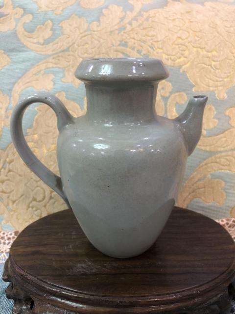 古玩陶瓷青釉執壺拍賣,當前價格880元