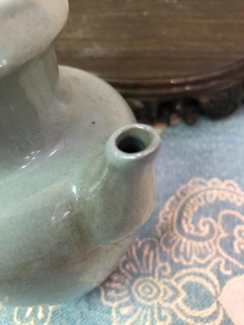 古玩陶瓷青釉執壺拍賣,當前價格880元