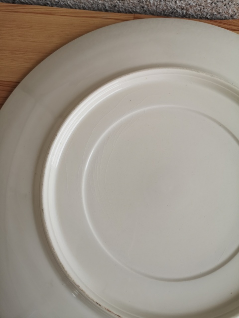古玩陶瓷六十至八十年代青花粉彩花鳥紋盤拍賣，當(dāng)前價(jià)格680元