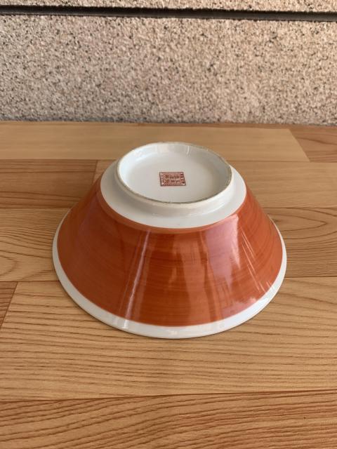 古玩陶瓷六十至八十年代鳳凰牡丹紋碗拍賣,當前價格220元