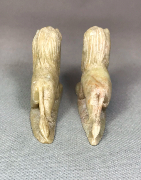 古玩陶瓷壽山石獅子像一對拍賣,當前價格1888元