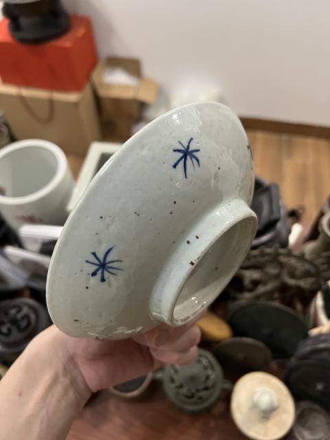 古玩雜項青花魚紋盤拍賣，當前價格299元
