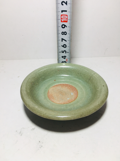 古玩陶瓷龍泉窯帝皇翡翠綠玉化官釉筆洗/壺托壺承拍賣,當前價格499元