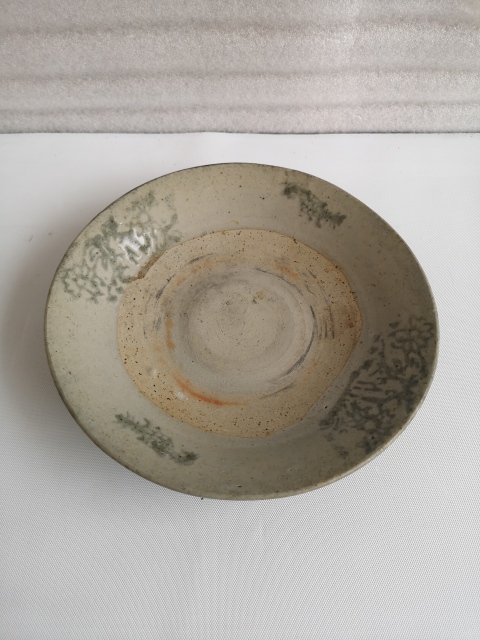 古玩陶瓷清代青花盤拍賣,當(dāng)前價(jià)格580元