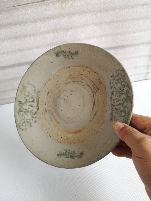 古玩陶瓷清代青花盤拍賣,當(dāng)前價(jià)格580元