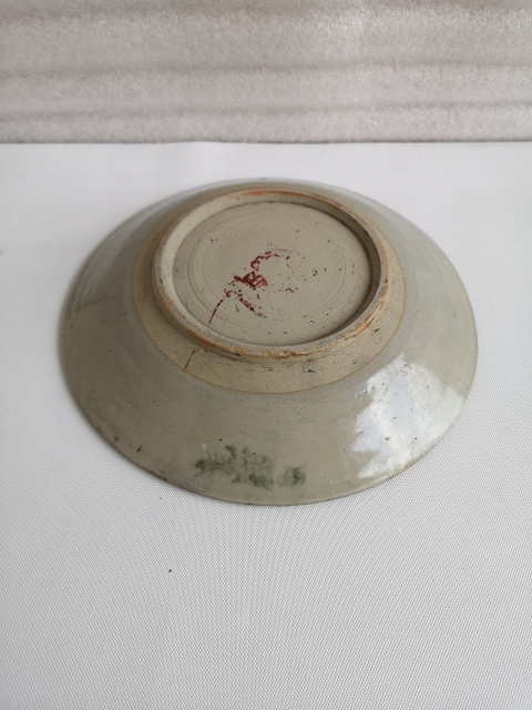 古玩陶瓷清代青花盤拍賣,當(dāng)前價(jià)格580元