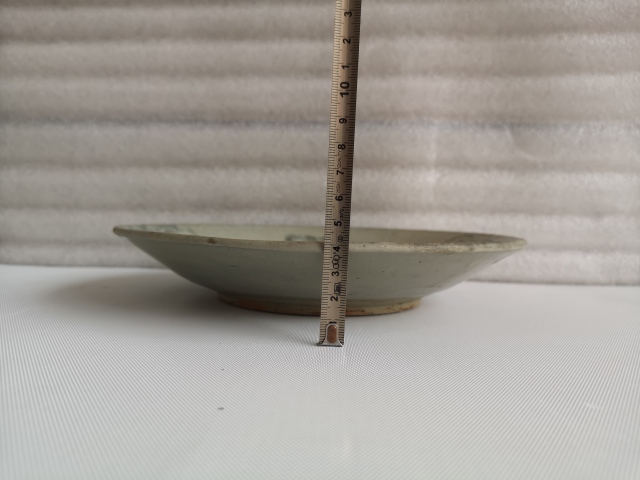 古玩陶瓷清代青花盤拍賣,當(dāng)前價(jià)格580元
