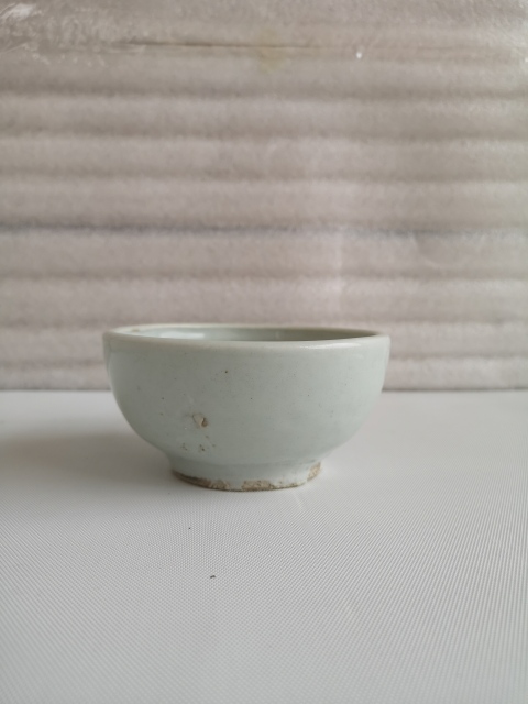 古玩陶瓷清代白釉研缽拍賣，當前價格550元