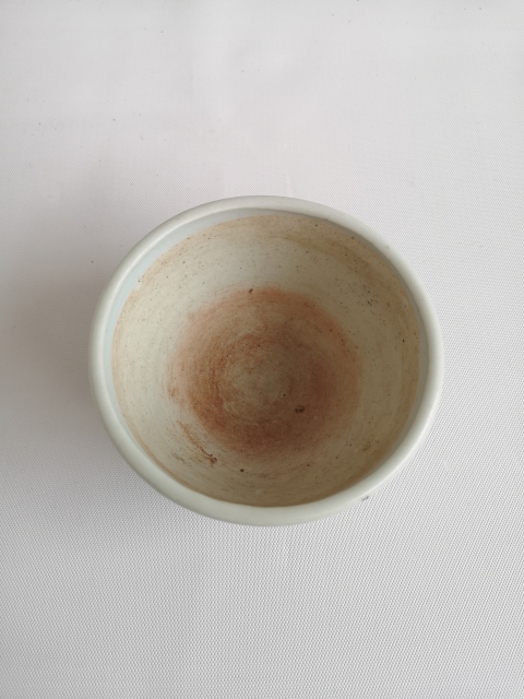 古玩陶瓷清代白釉研缽拍賣，當前價格550元