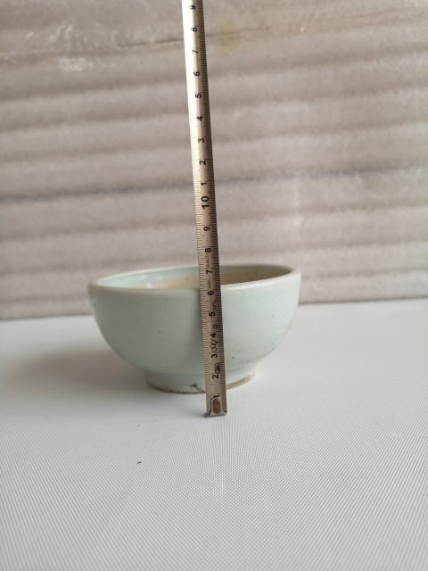 古玩陶瓷清代白釉研缽拍賣，當前價格550元