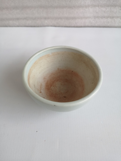 古玩陶瓷清代白釉研缽拍賣，當前價格550元