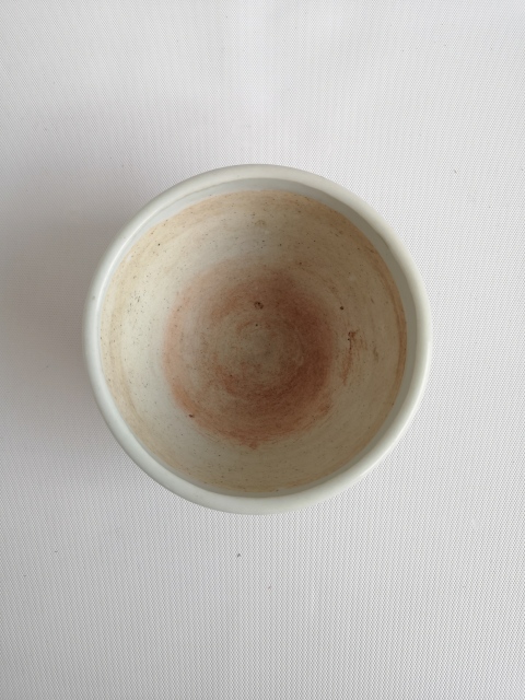 古玩陶瓷清代白釉研缽拍賣，當前價格550元