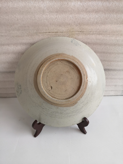 古玩陶瓷清代青花盤拍賣,當前價格580元
