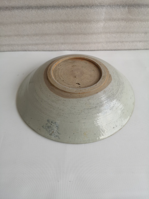 古玩陶瓷清代青花盤拍賣,當前價格580元