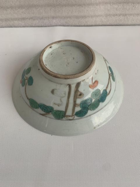 古玩陶瓷民國松鶴紋碗拍賣,當前價格298元