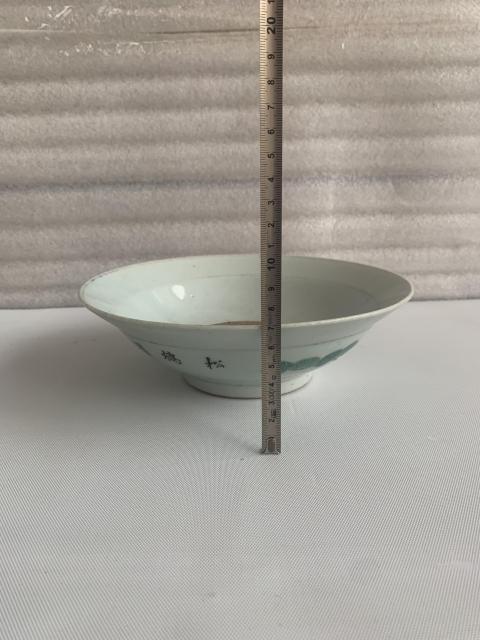 古玩陶瓷民國松鶴紋碗拍賣,當前價格298元