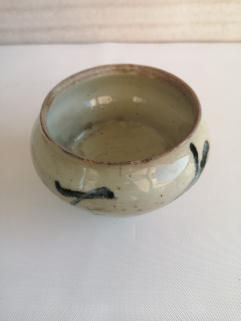 古玩陶瓷晚清青花文字罐拍賣,當前價格398元