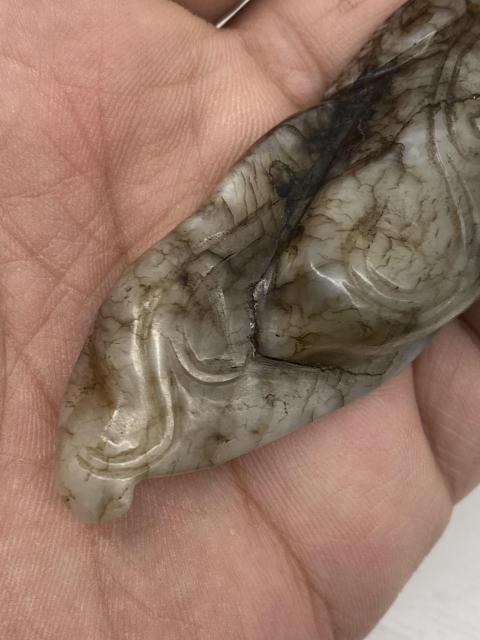 古玩玉器明代和田玉瓜果玉拍賣，當前價格6000元