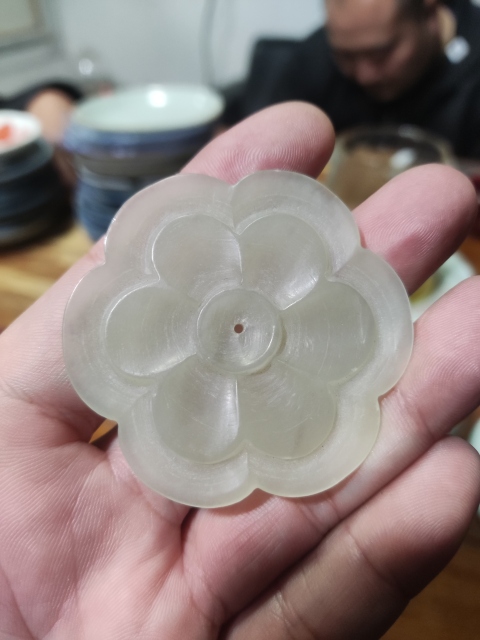 古玩玉器和田雕玉花片拍賣，當前價格368元